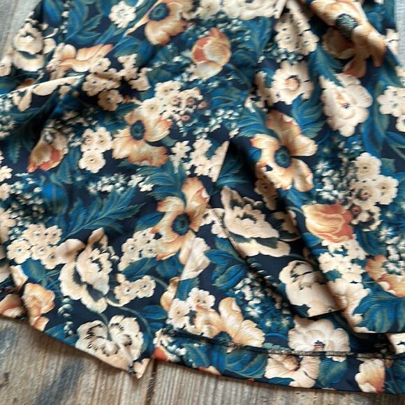 NWOT Zara Floral Polka Dot Wrap Mini Dress - Picture 5 of 11